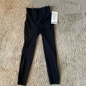 NWT Lululemon Base Pace High-Rise Crop 23” Capris, Size 2